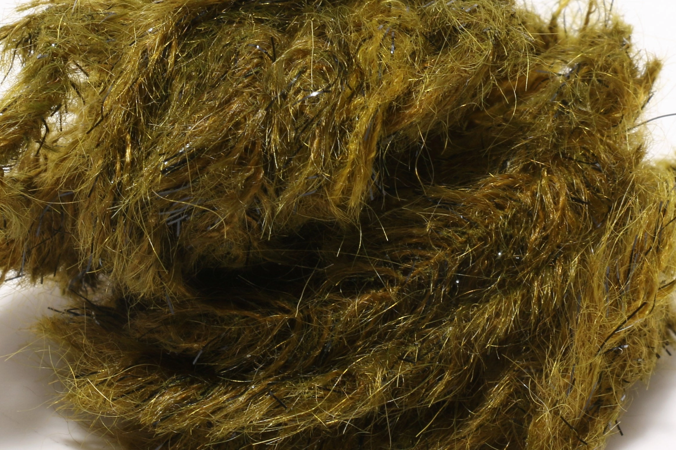 Hareline Speckled Black Mohair Scruff New