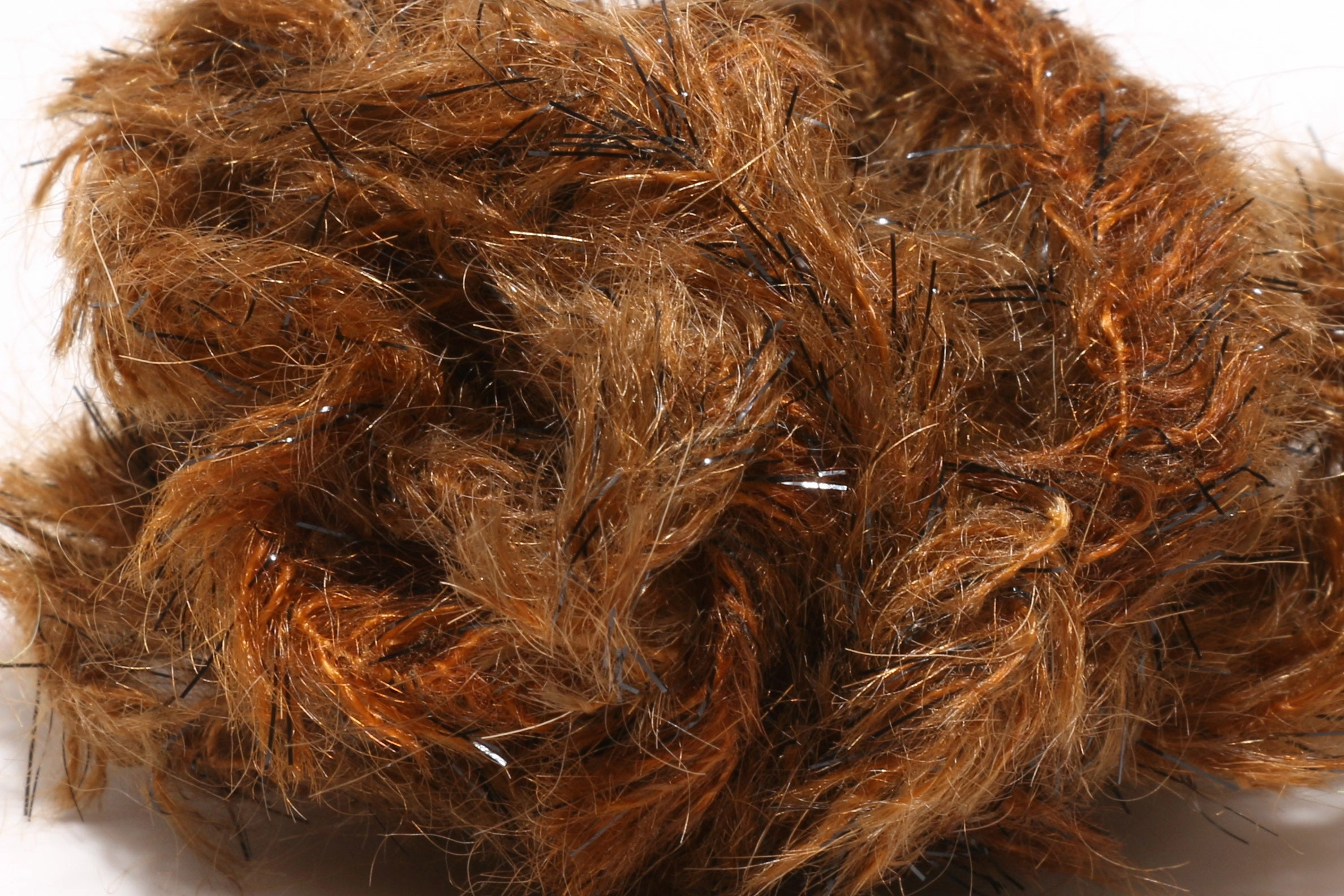 Hareline Speckled Black Mohair Scruff New