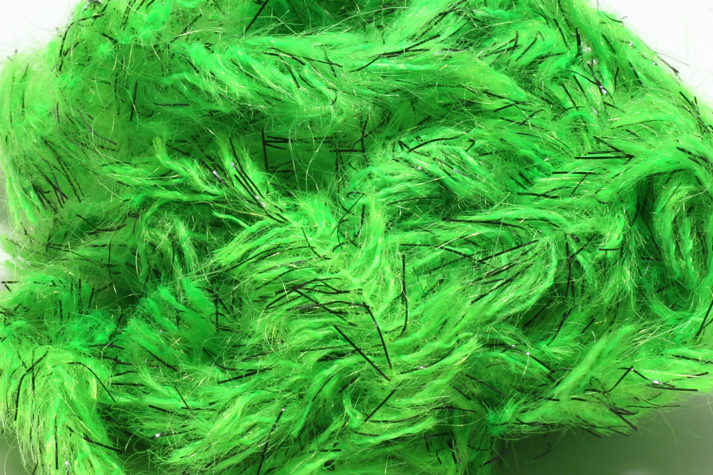 Hareline Speckled Black Mohair Scruff New
