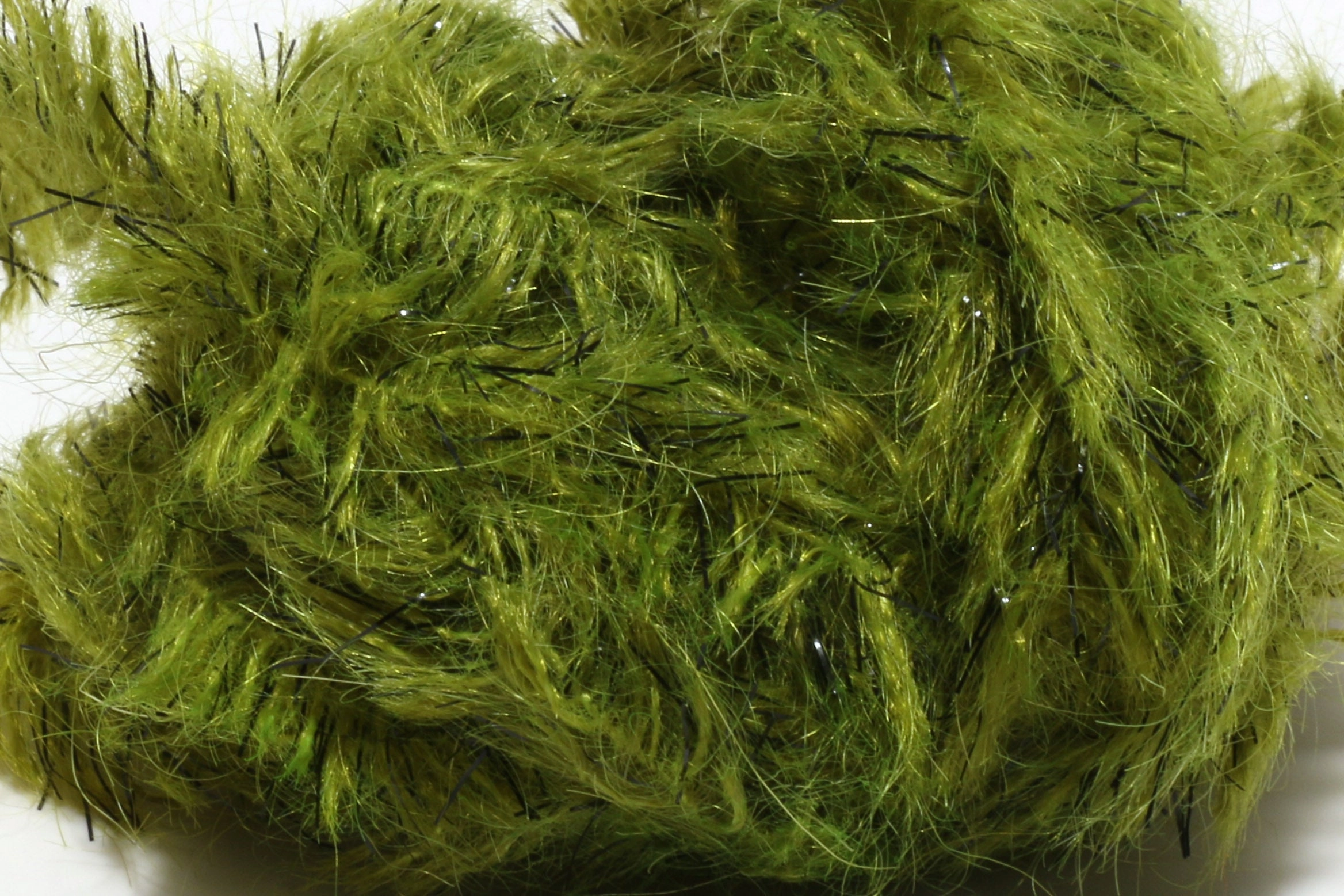 Hareline Speckled Black Mohair Scruff New