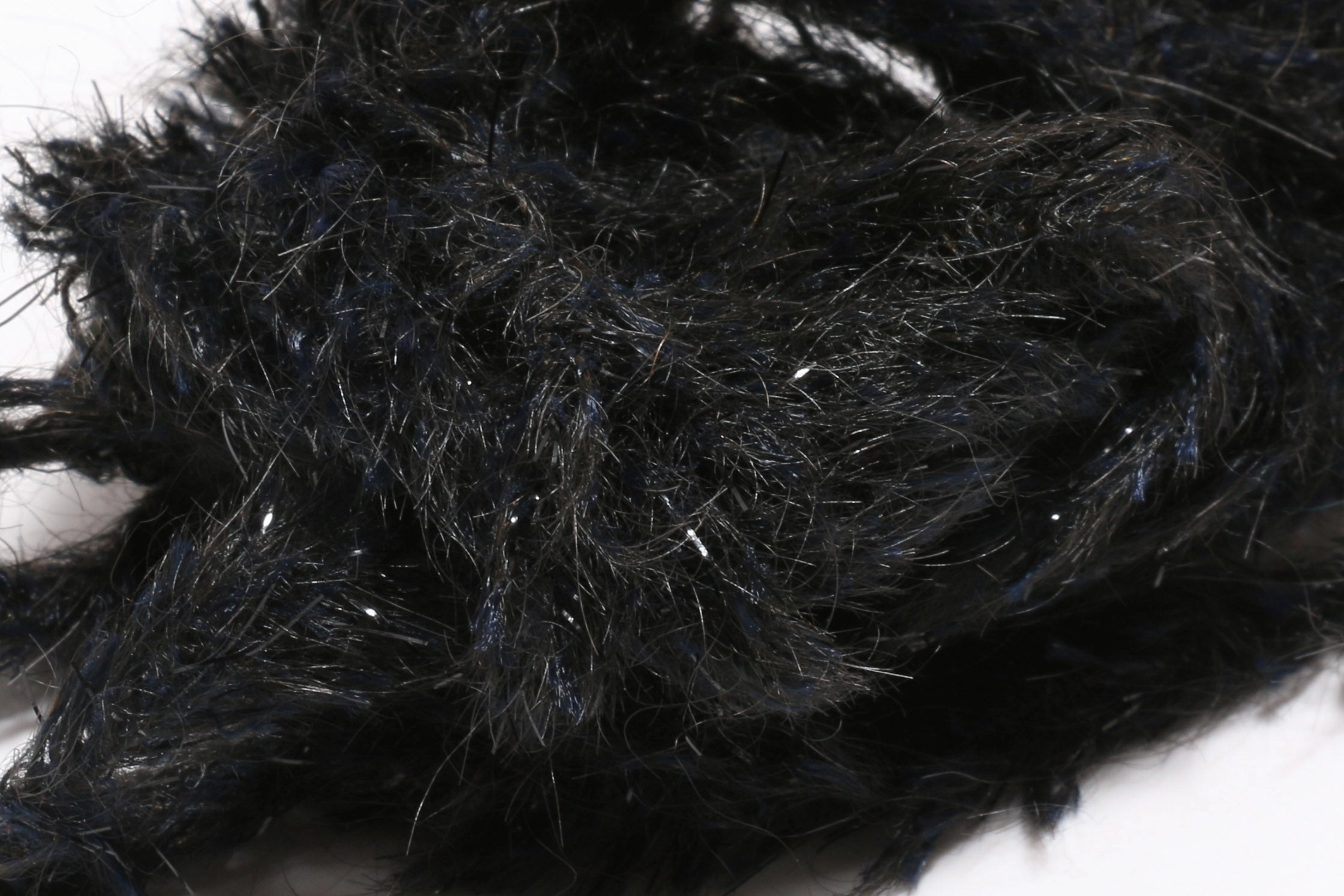 Hareline Speckled Black Mohair Scruff New