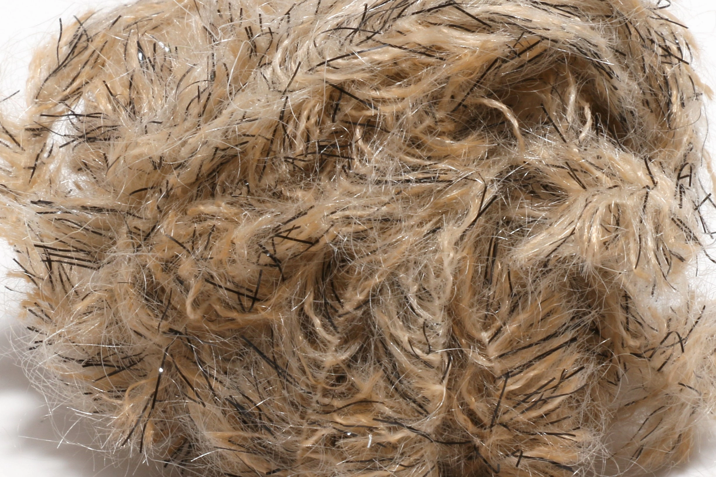 Hareline Speckled Black Mohair Scruff New