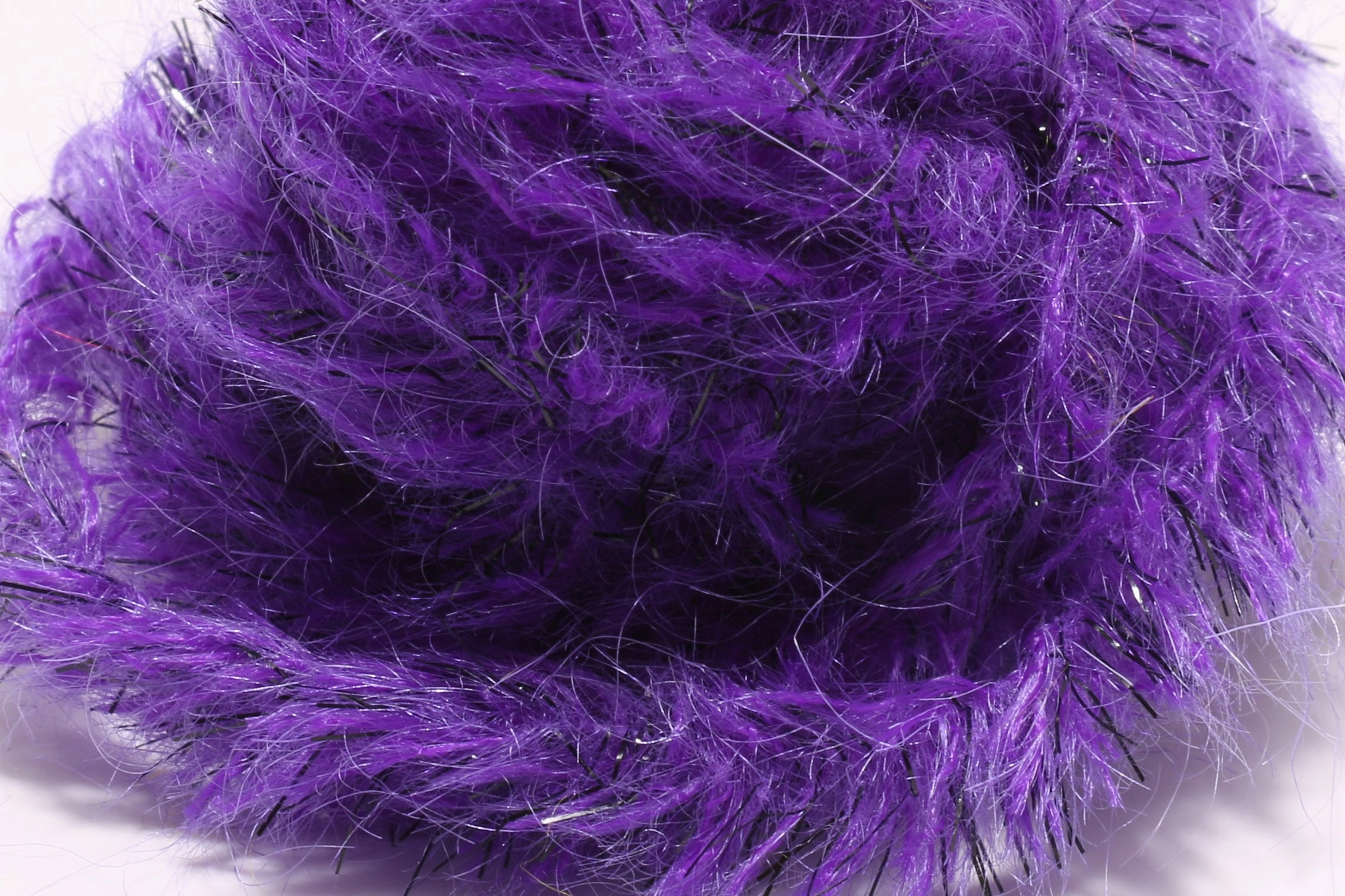Hareline Speckled Black Mohair Scruff New