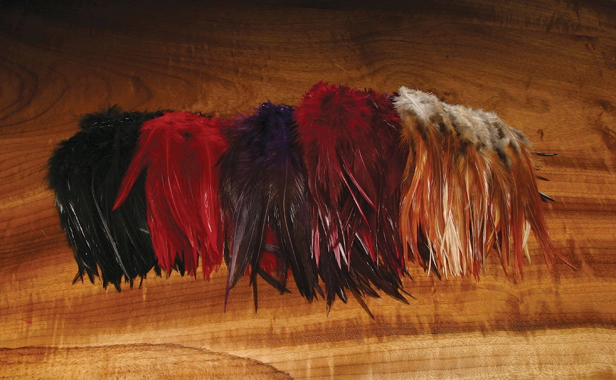 Hareline Strung Wooly Bugger Saddle Hackle 6-7"