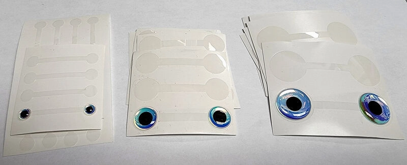 Hareline Tie in Fold Over Eye Tabs