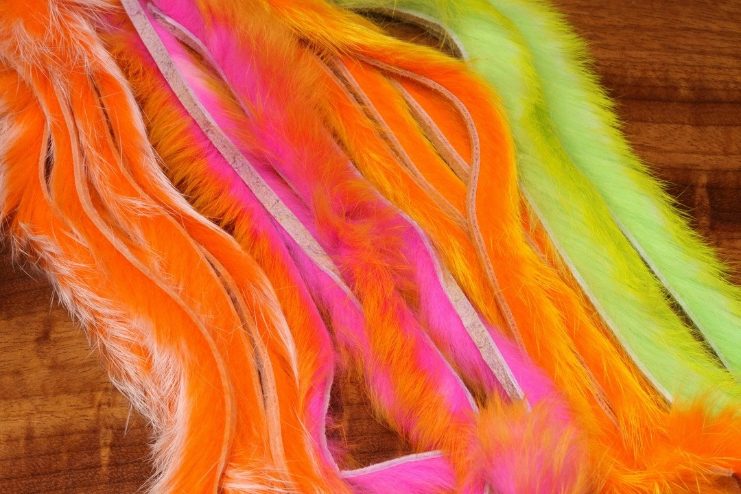 Hareline Two Toned 1/8" Rabbit Strips