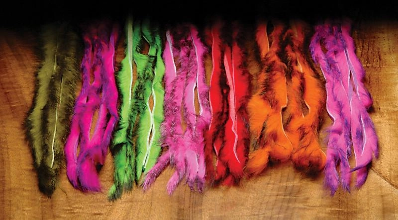 Hareline Two Toned 1/8" Rabbit Strips