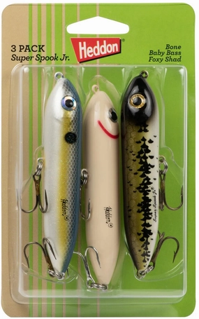 Heddon Super Spook Jr. Kit - 3 Pack