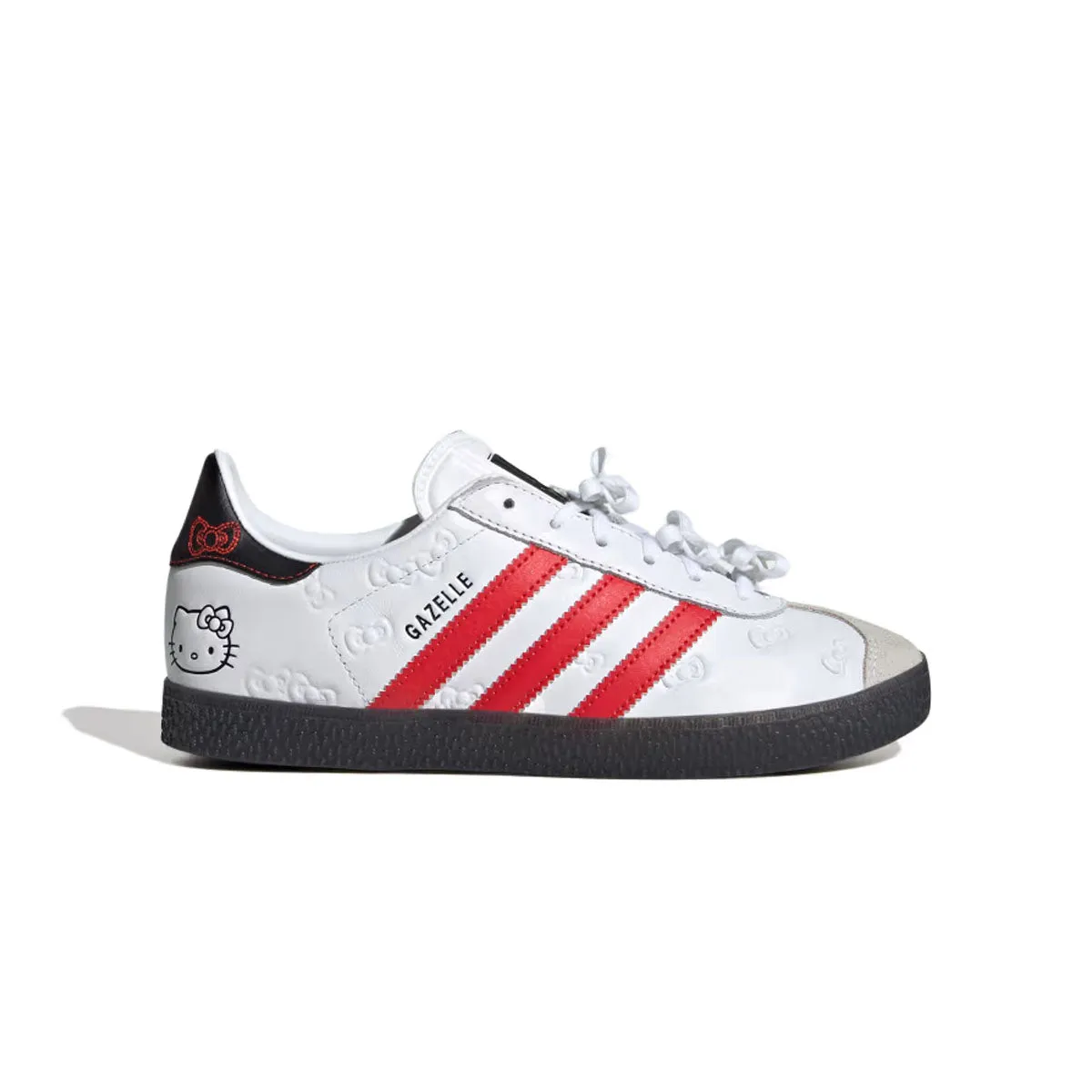 Leather Shoes Canvas Shoes   Hello Kitty Kids Gazelle 'Cloud White Red'