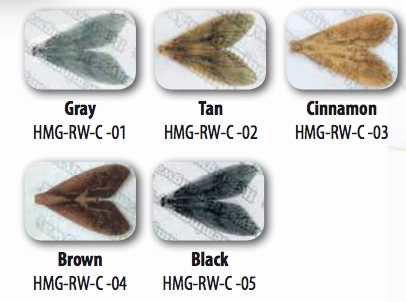 Hemingway Realistic Caddis Wing Assortment