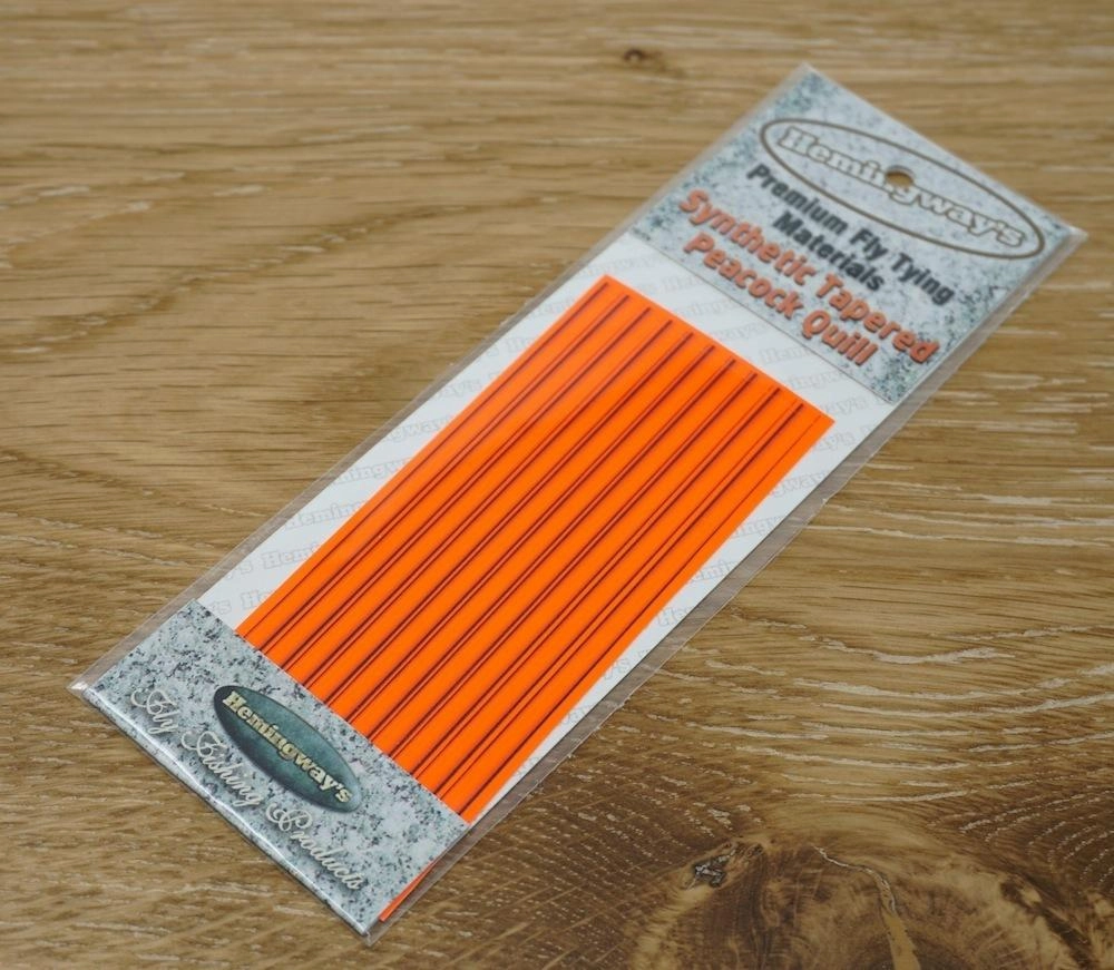 Hemingway's Synthetic Tapered Peacock Quill Fluorescent