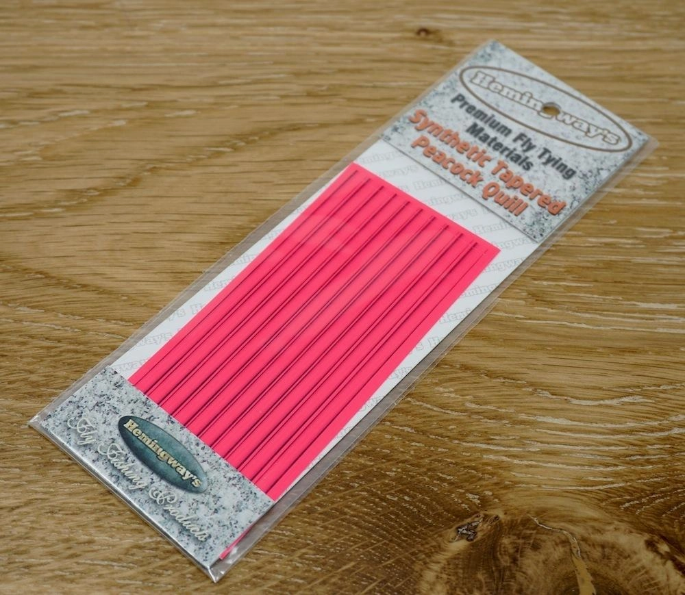 Hemingway's Synthetic Tapered Peacock Quill Fluorescent