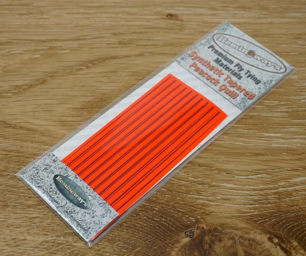 Hemingway's Synthetic Tapered Peacock Quill Fluorescent