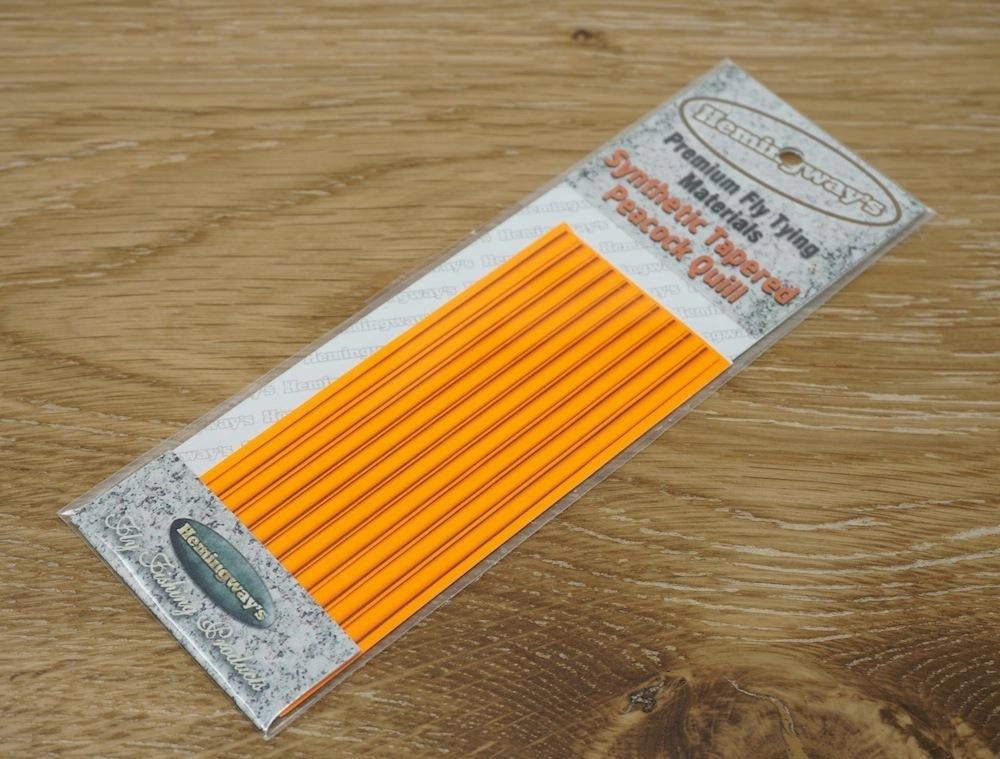 Hemingway's Synthetic Tapered Peacock Quill Fluorescent