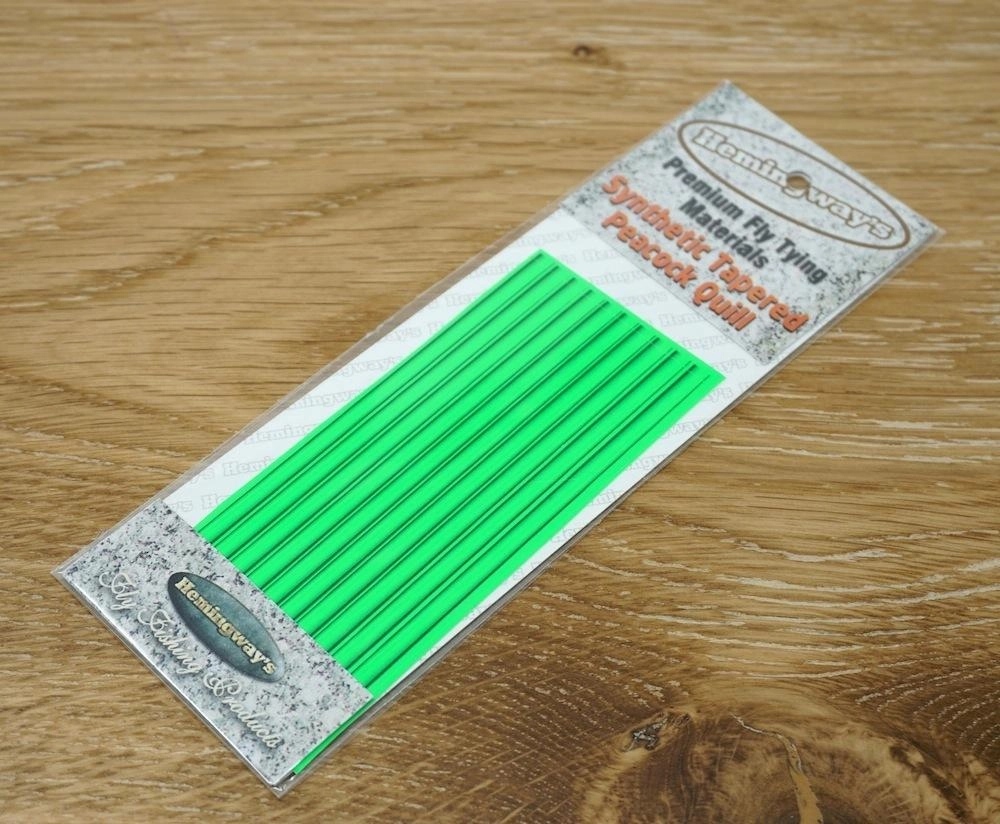 Hemingway's Synthetic Tapered Peacock Quill Fluorescent