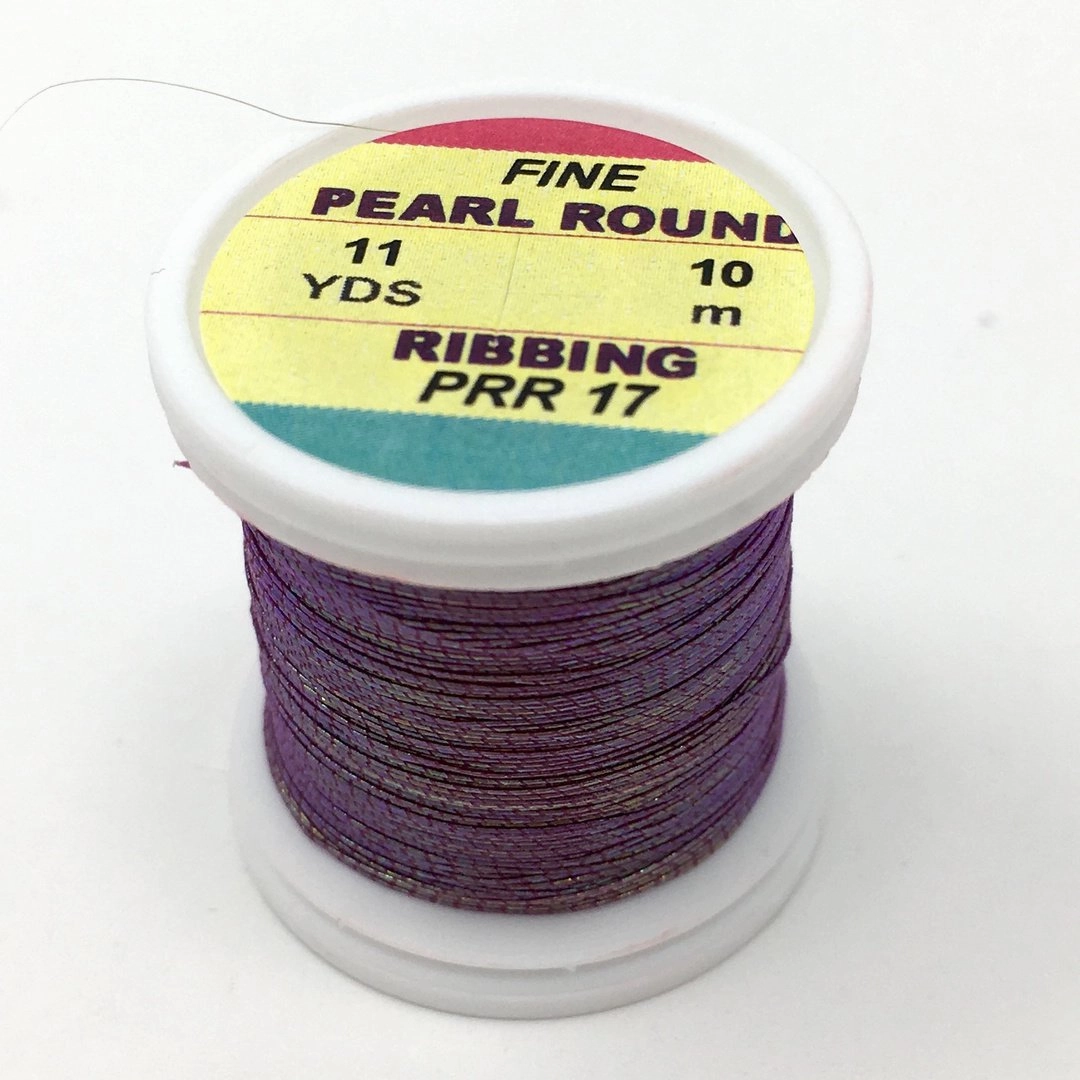 Hends Pearl Round Ribbing Tinsel- 11 Yard Spool