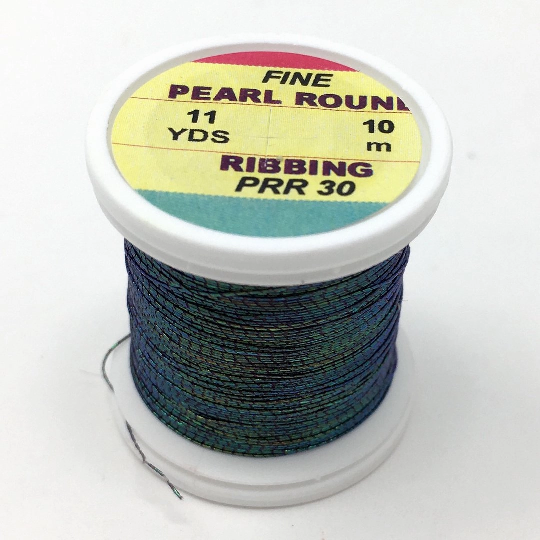 Hends Pearl Round Ribbing Tinsel- 11 Yard Spool