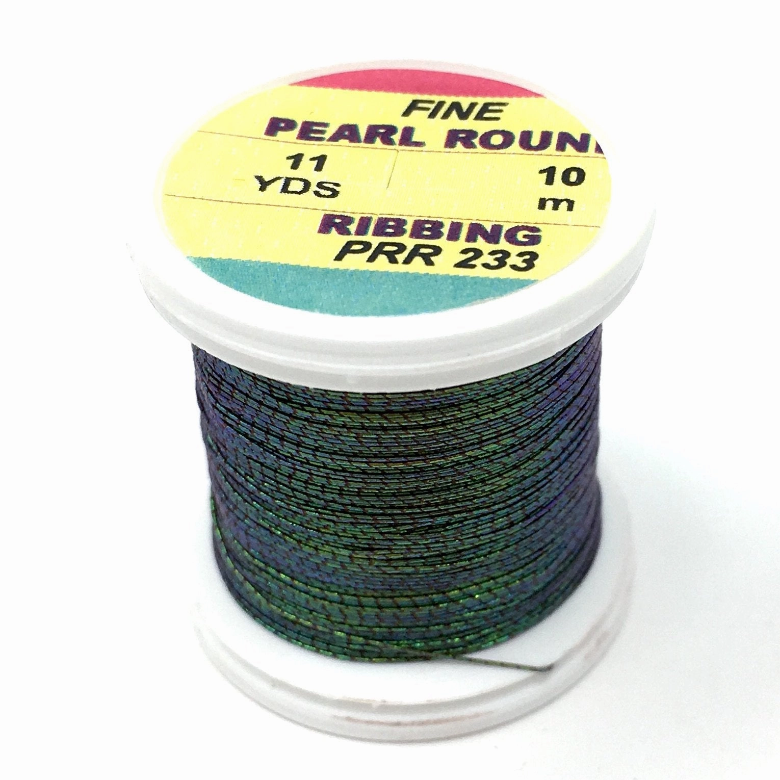 Hends Pearl Round Ribbing Tinsel- 11 Yard Spool
