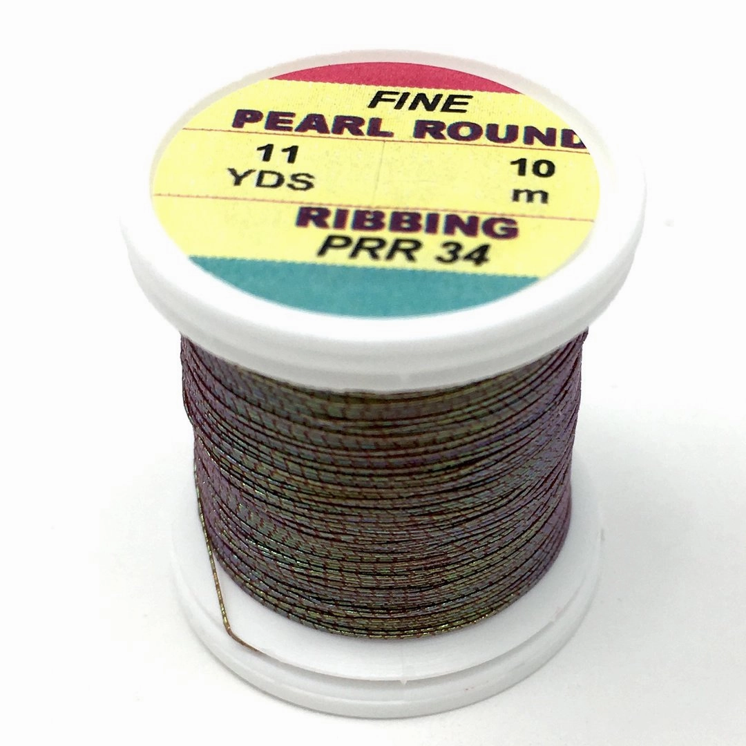 Hends Pearl Round Ribbing Tinsel- 11 Yard Spool