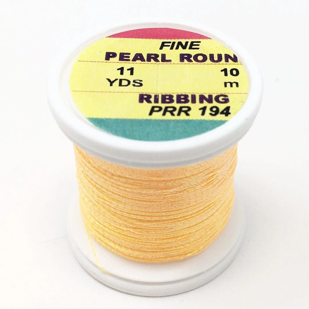 Hends Pearl Round Ribbing Tinsel- 11 Yard Spool
