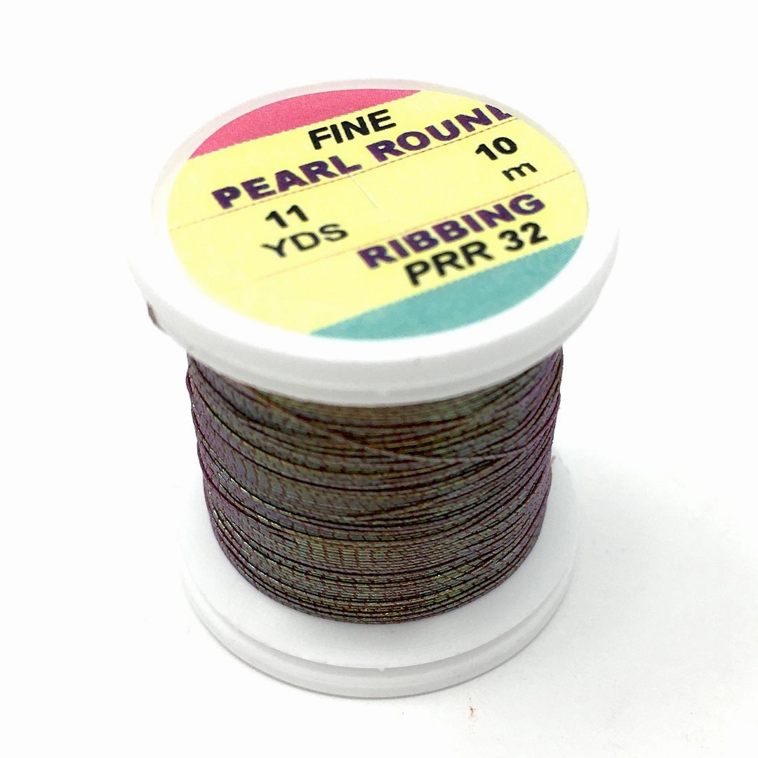 Hends Pearl Round Ribbing Tinsel- 11 Yard Spool