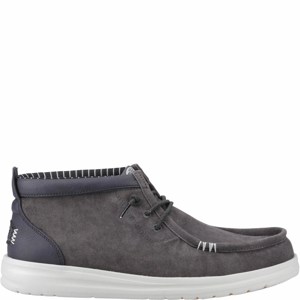 Heydude Wally Mid Gripr Boots Machine Washable Stylish Footwear