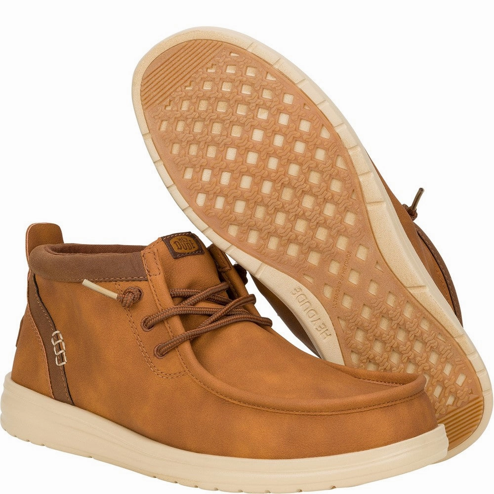 Heydude Wally Mid Gripr Classic Boots Leather Shoes