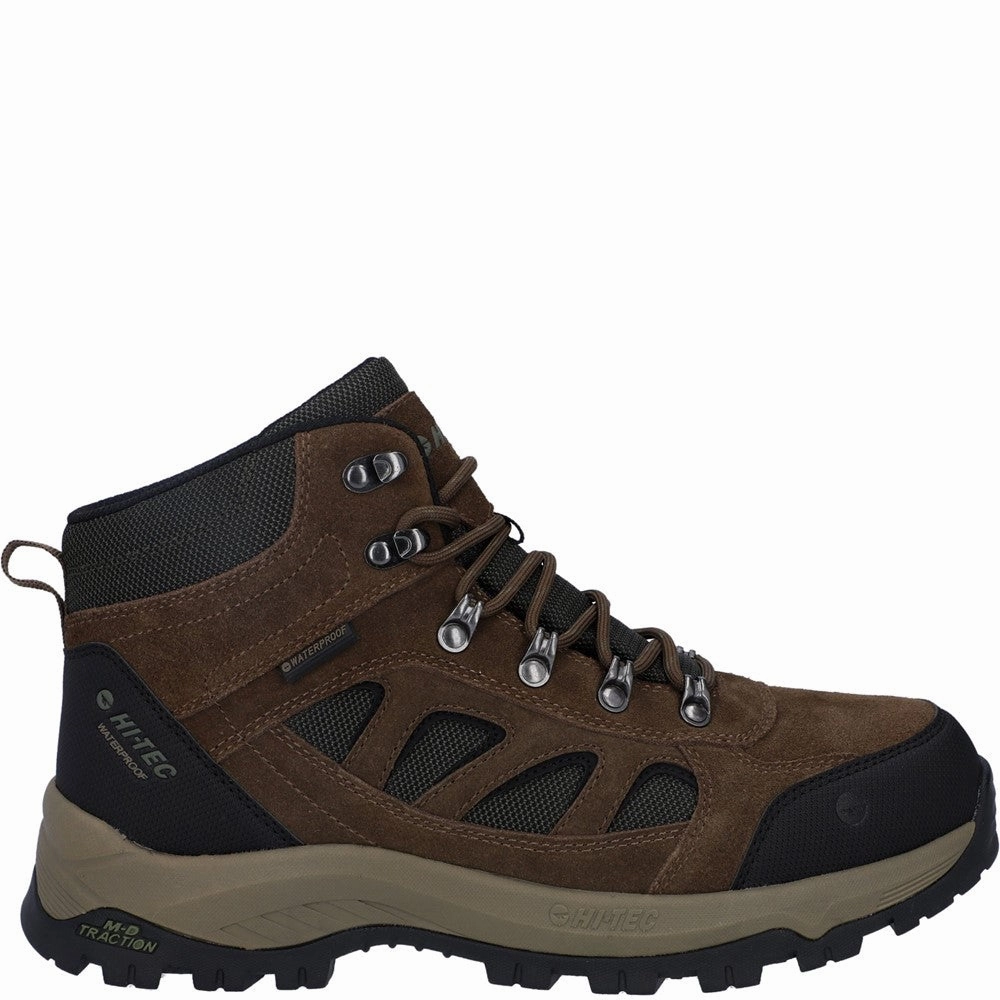 Hi-Tec Bandera Expedition Mid Wide Boots Breathable Mesh