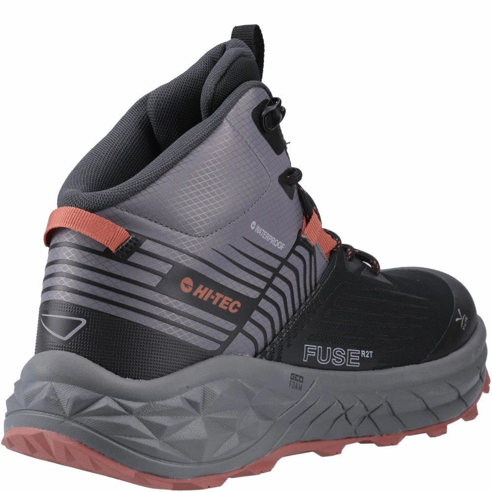 Hi-Tec Fuse Trail Mid Hiking Boots Grippy Soles
