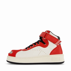 Versatile Style Essential Footwear High Top Sneaker Medium Red