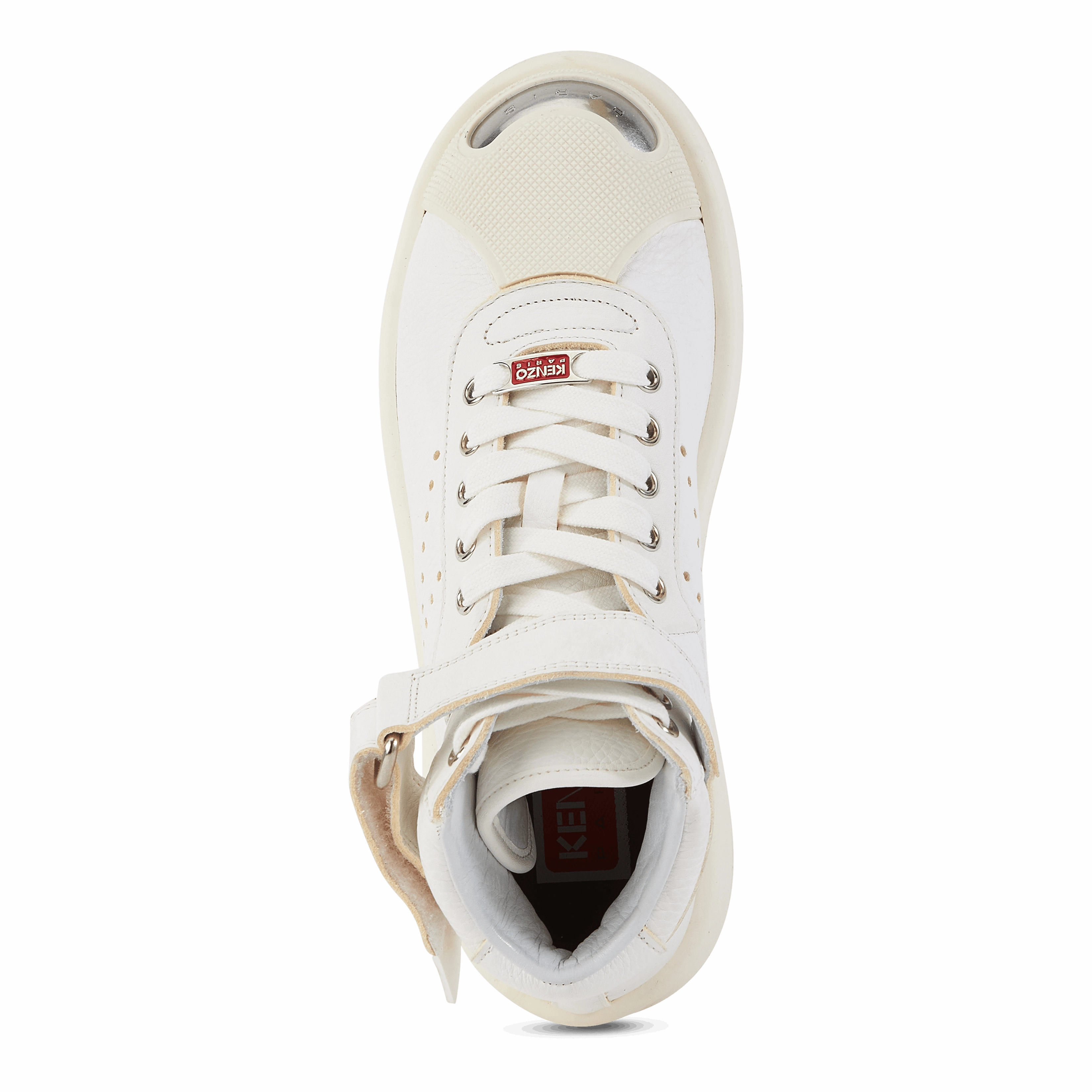 High Top Sneaker White Travel Ready Essential Footwear