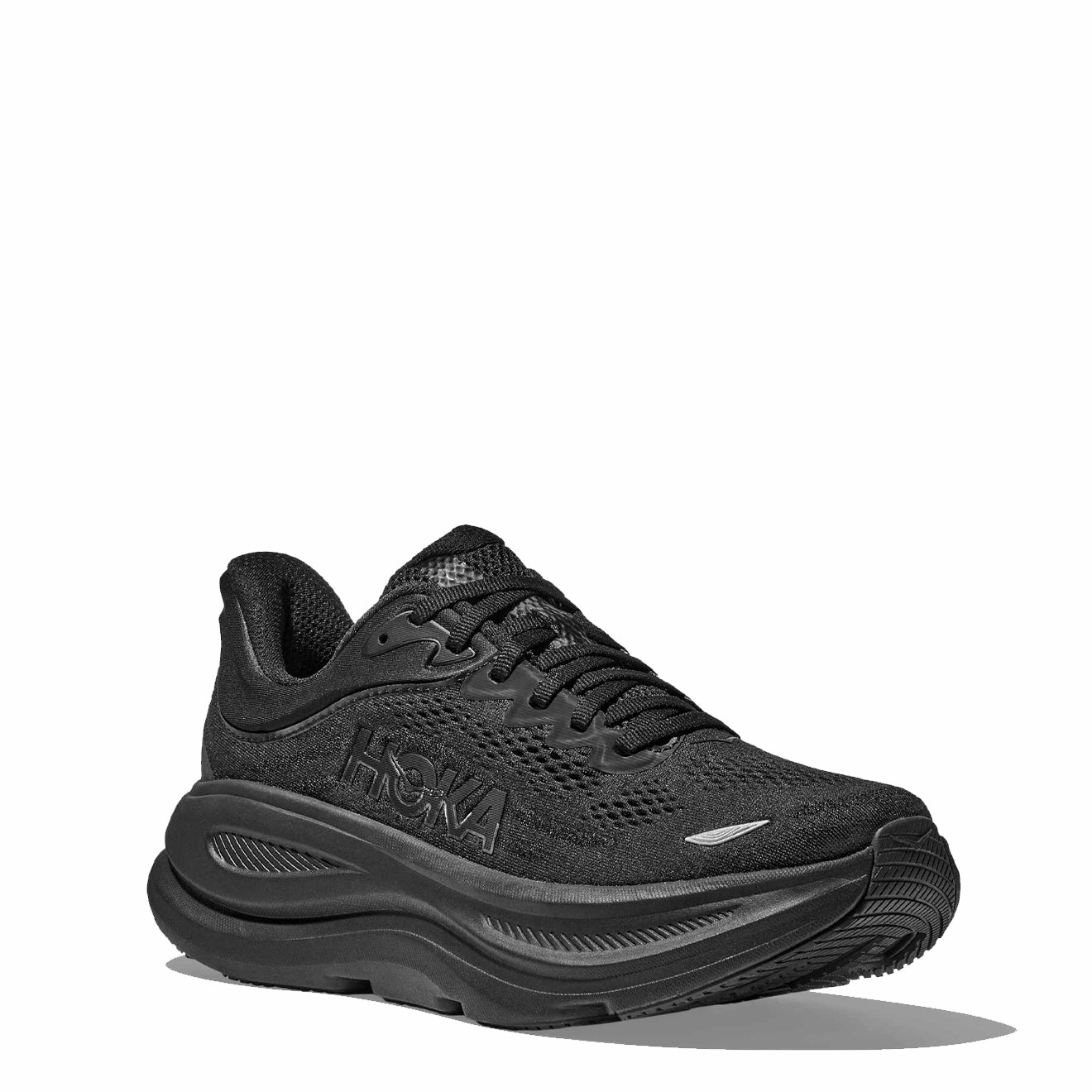 Hoka Bondi 9 Trainer Black / Black Comfort Sole Lightweight Shoes