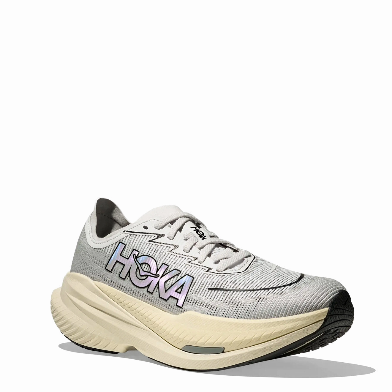 Hoka Mach X 2 Trainer White / Cosmic Grey Non Slip