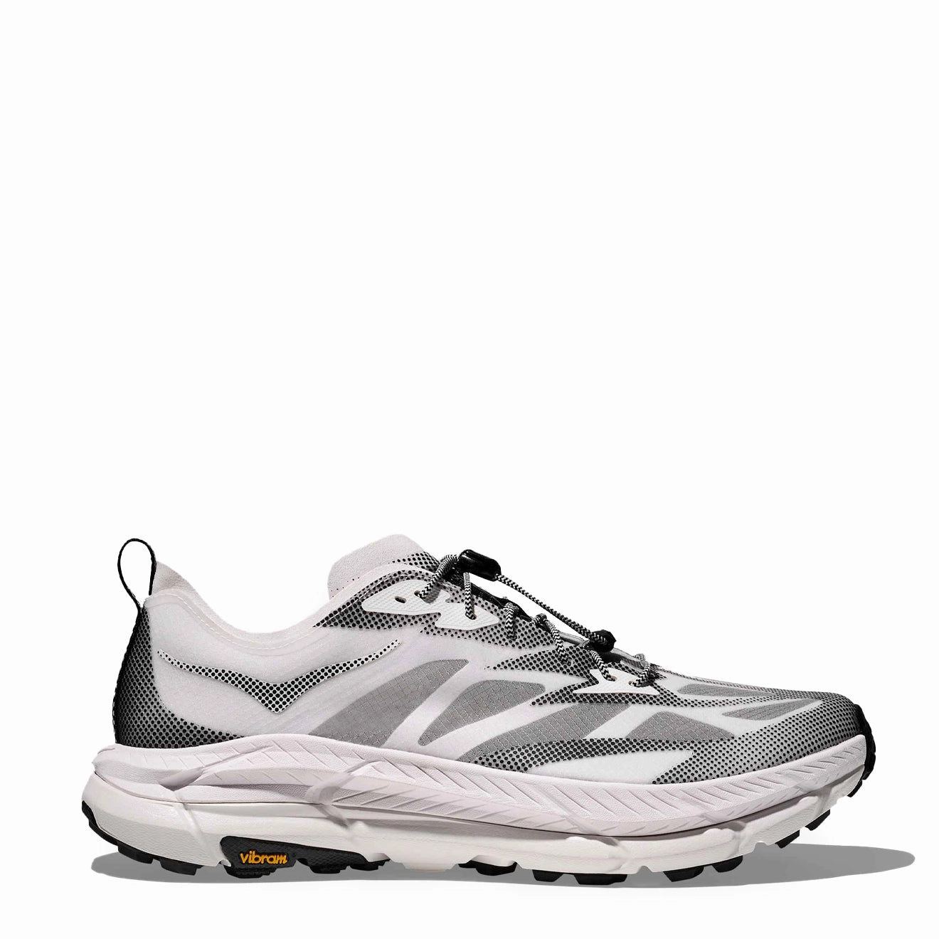All Weather Timeless Hoka Mafate Speed 4 Lite Trainer White / Black