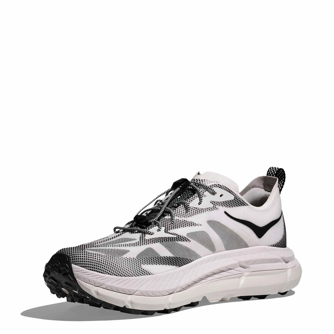 Hoka Mafate Speed 4 Lite Trainer White / Black Minimal Footwear Rugged