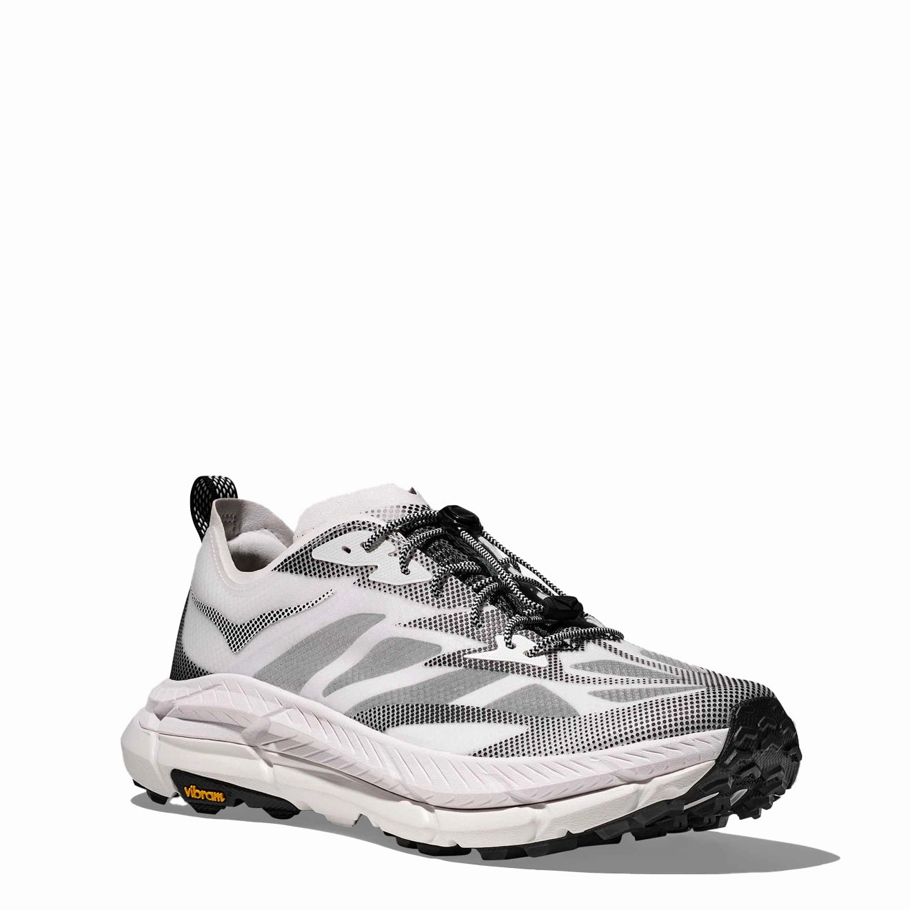 Smart Casual Footwear Leather Shoes Hoka Mafate Speed 4 Lite Trainer White / Black