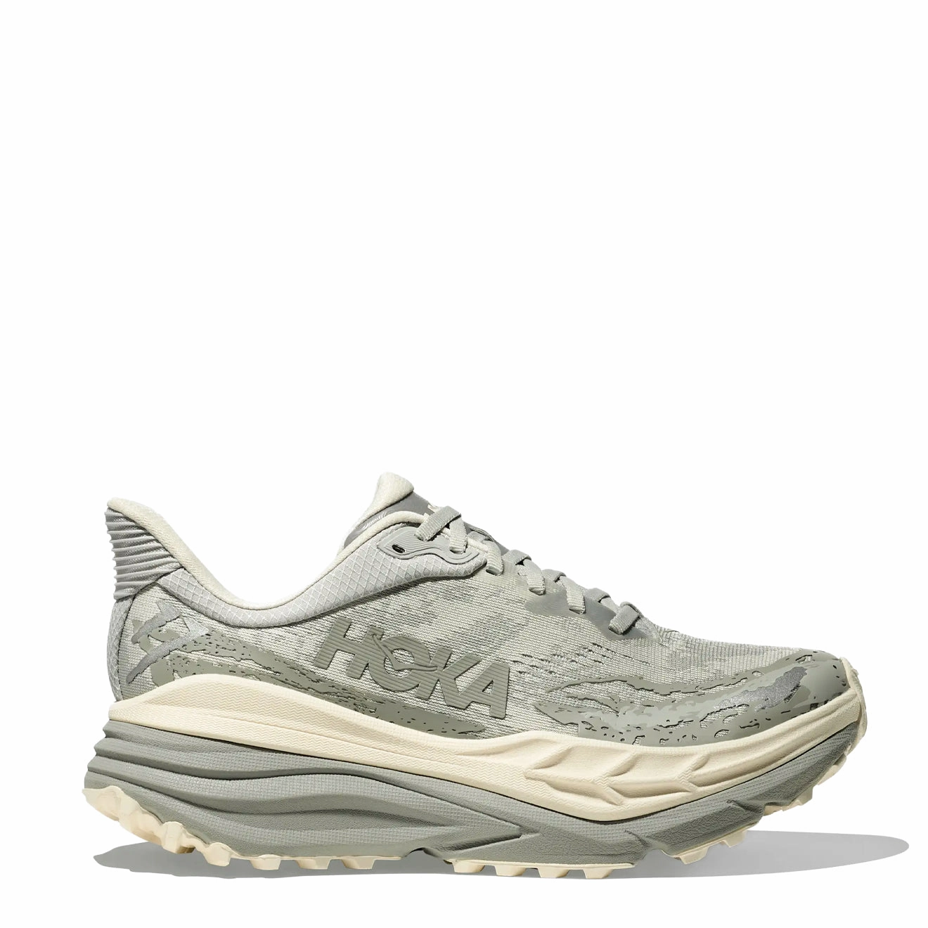 Hoka Mens Stinson 7 Trainer Stardust / Alabaster Durable Shoes Supportive Shoes