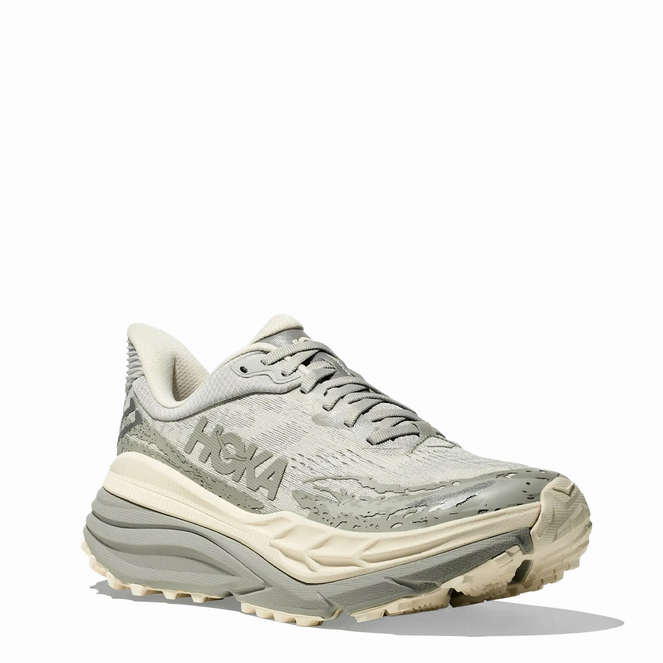 All Day Comfort Breathable Mesh Hoka Mens Stinson 7 Trainer Stardust / Alabaster