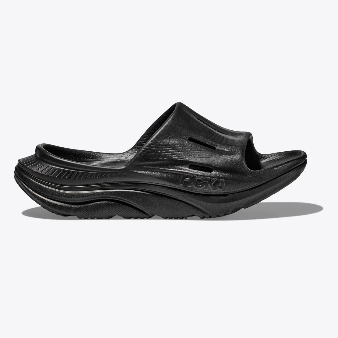 Hoka Ora Recovery Slide 3 | Black | Unisex Relaxed Fit Footwear