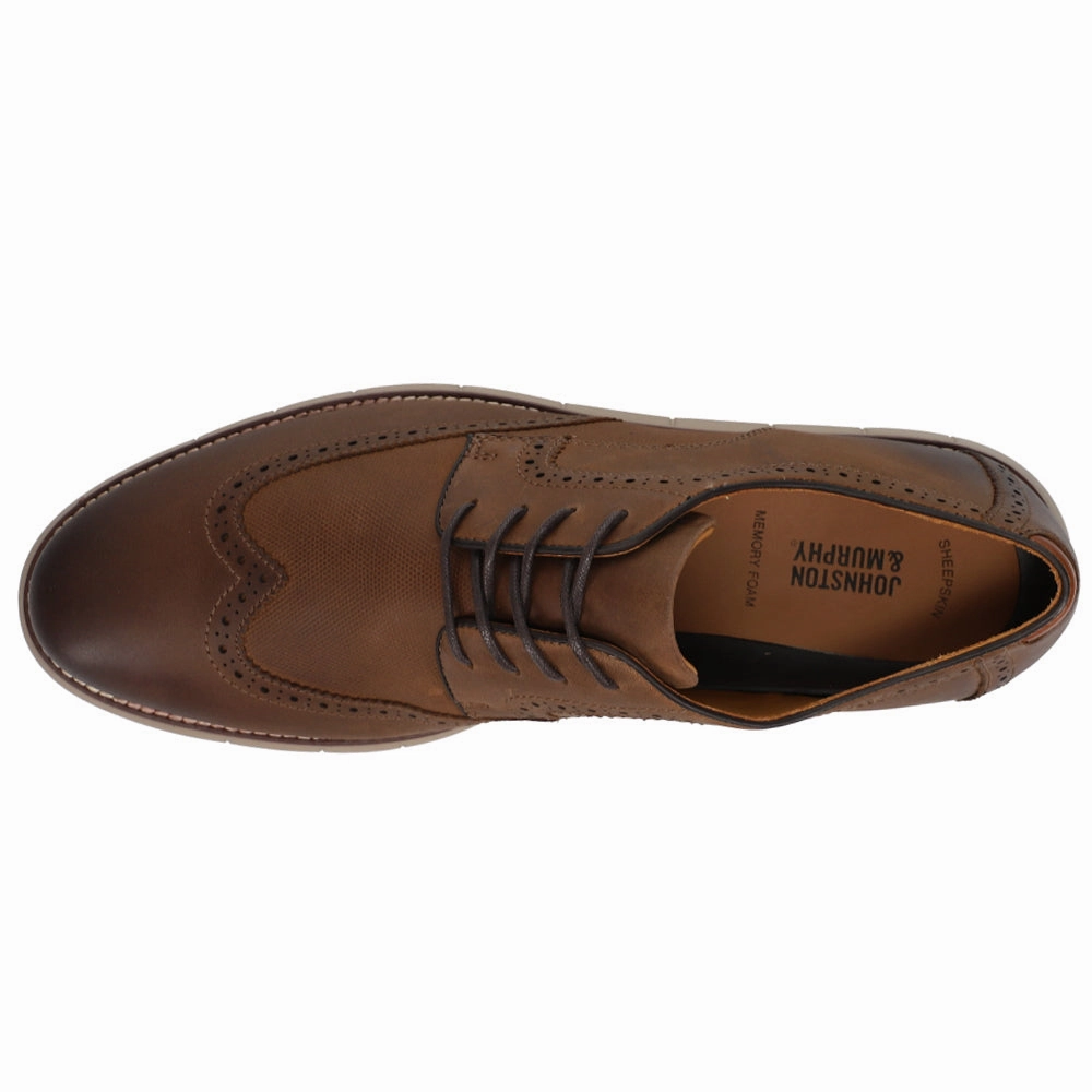 Holden Embossed Lace Up Shoes Ergonomic
