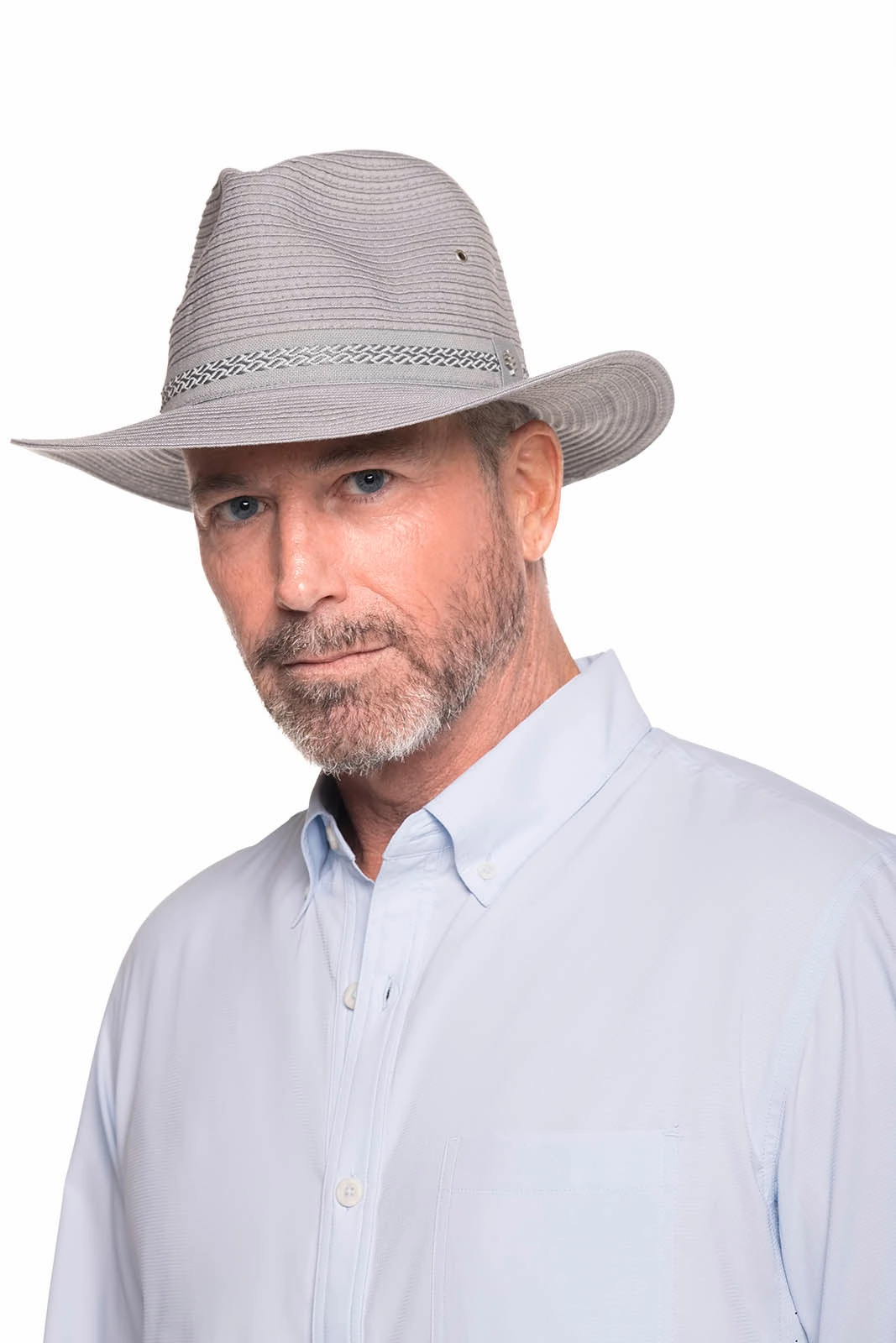 Holden Packable Travel Fedora | Fog