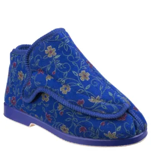 Slip Resistant Slip On Shoes Gbs Rhona Ladies Extra Wide Fit Slipper