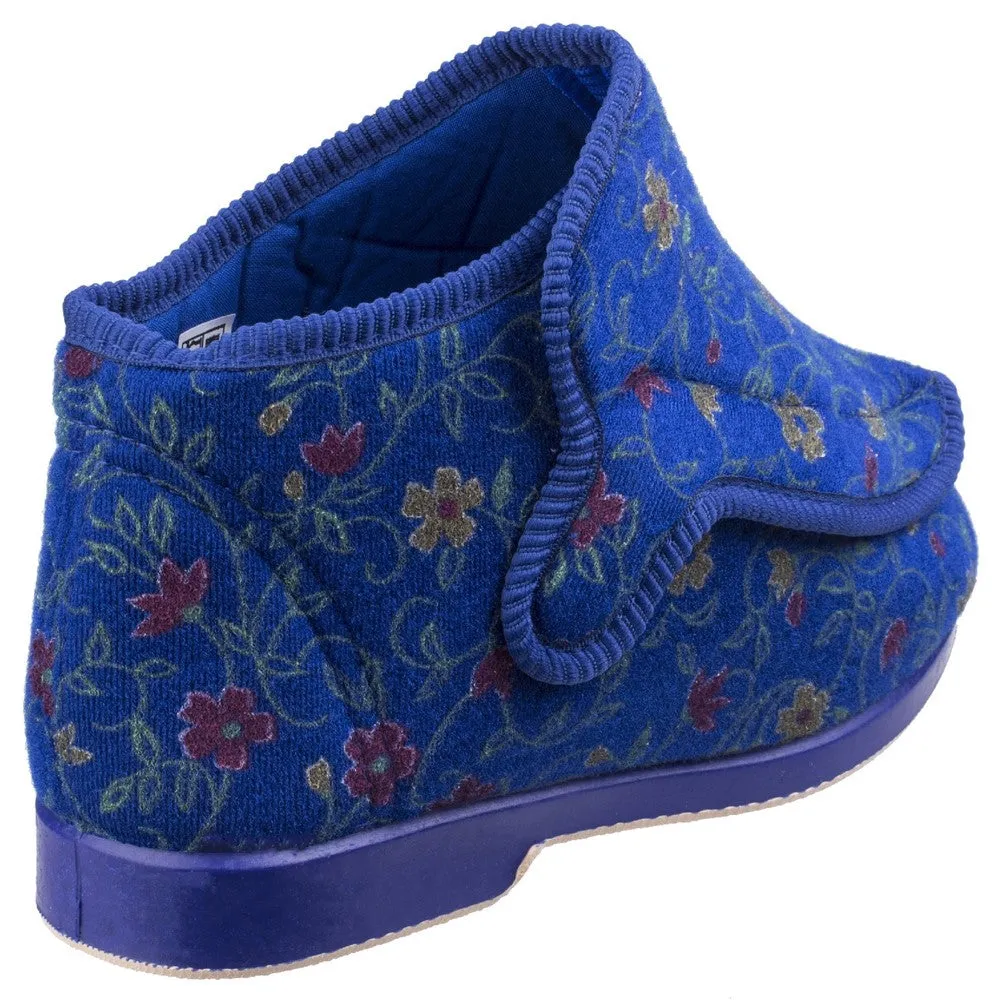 Gbs Rhona Ladies Extra Wide Fit Slipper Classic Sneakers Weather Resistant