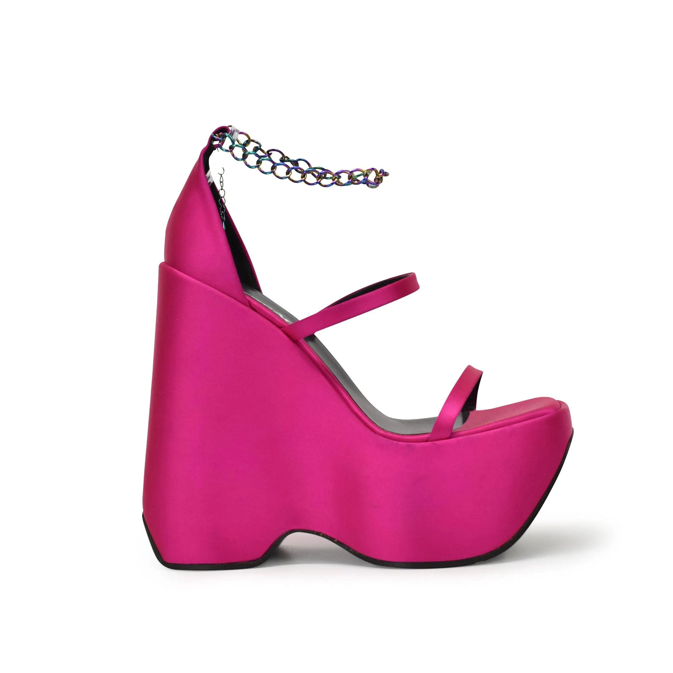 Versace 'Triplatform' Heeled Sandals - Women'S 36 Grippy Traction Rugged