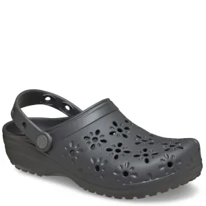 Crocs Unisex Classic Floral Cut Out Clog Pro Comfort Relaxed Fit Footwear