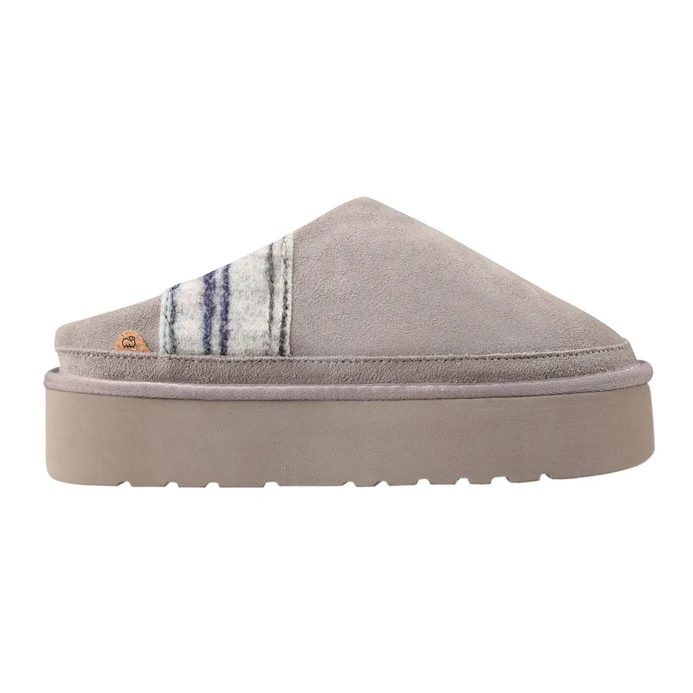 Smart Casual Footwear Slip Resistant Jane Platform Scuff Slippers