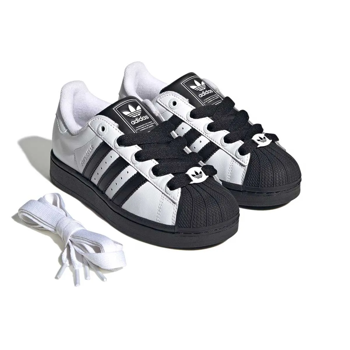 Kids Superstar Ii 'Cloud White Core Black' Comfortable Footwear Durable Shoes