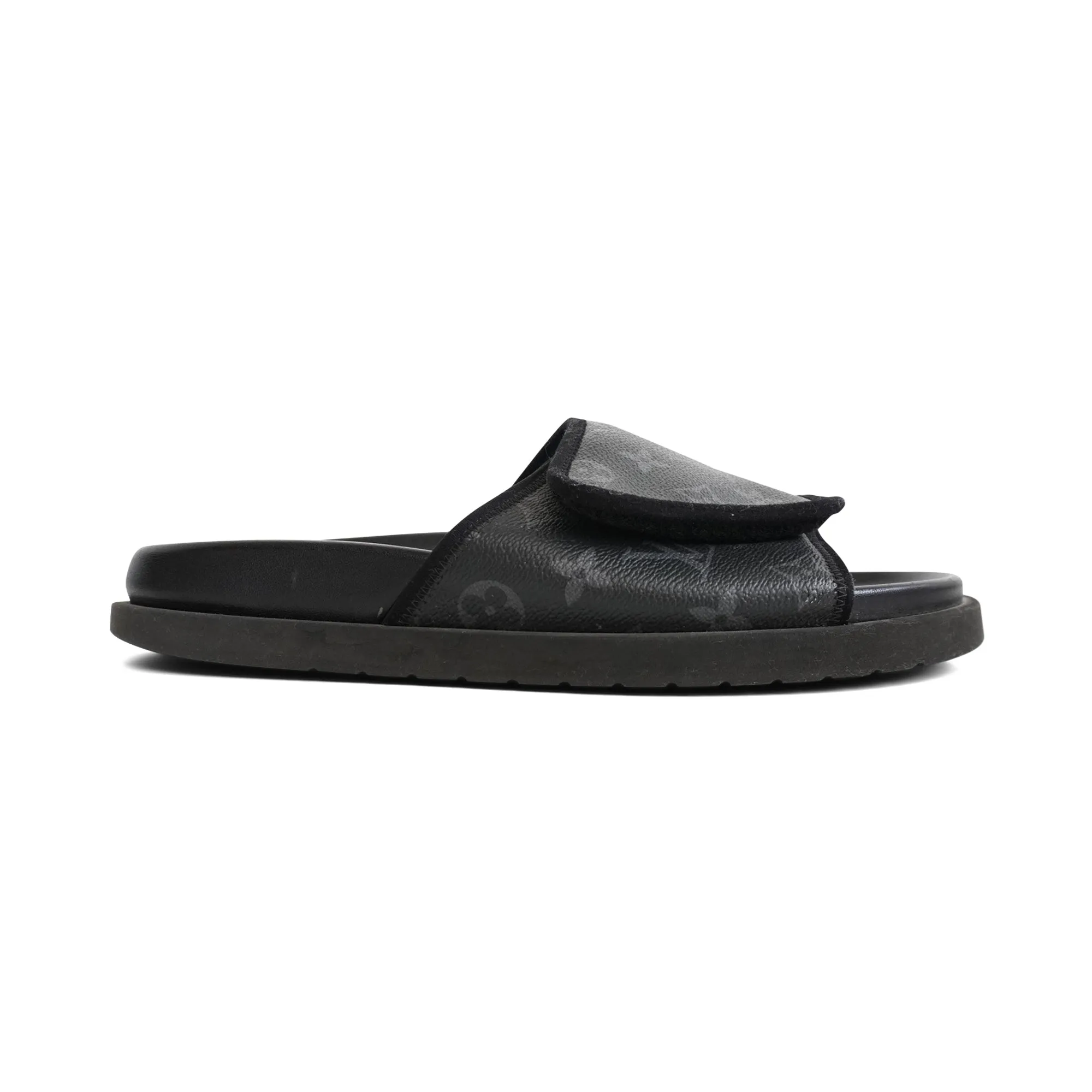 Machine Washable Louis Vuitton 'Miami Mule' Sandas - Men'S 8