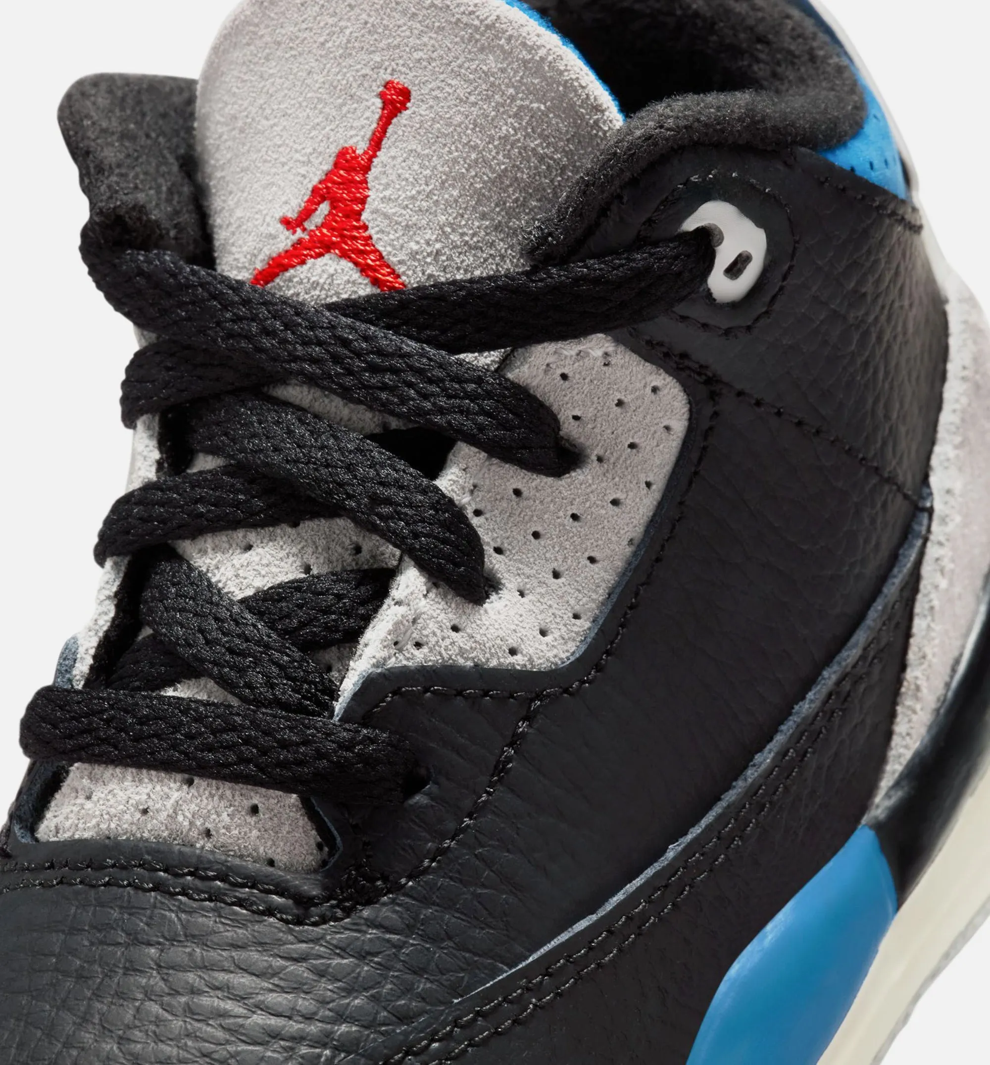 Air Jordan 3 Retro Og Rare Air Infant Toddler Lifestyle Shoe - Black/Chile Red/Neutral Grey Free Shipping Sporty Style