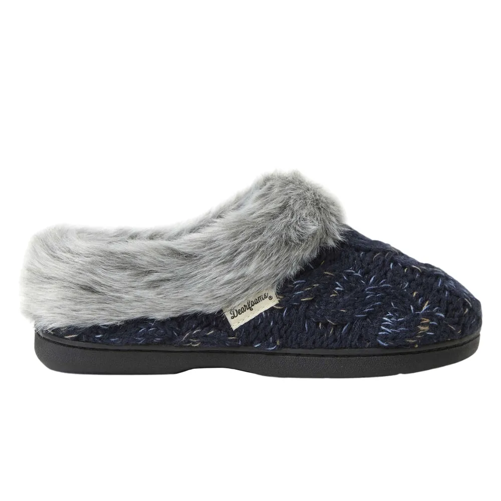 Chenille Scuff Slippers All Day Support Secure Fit